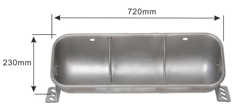 stainless steel troughs
