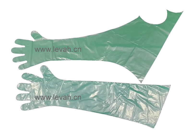 disposable pe veterinary gloves