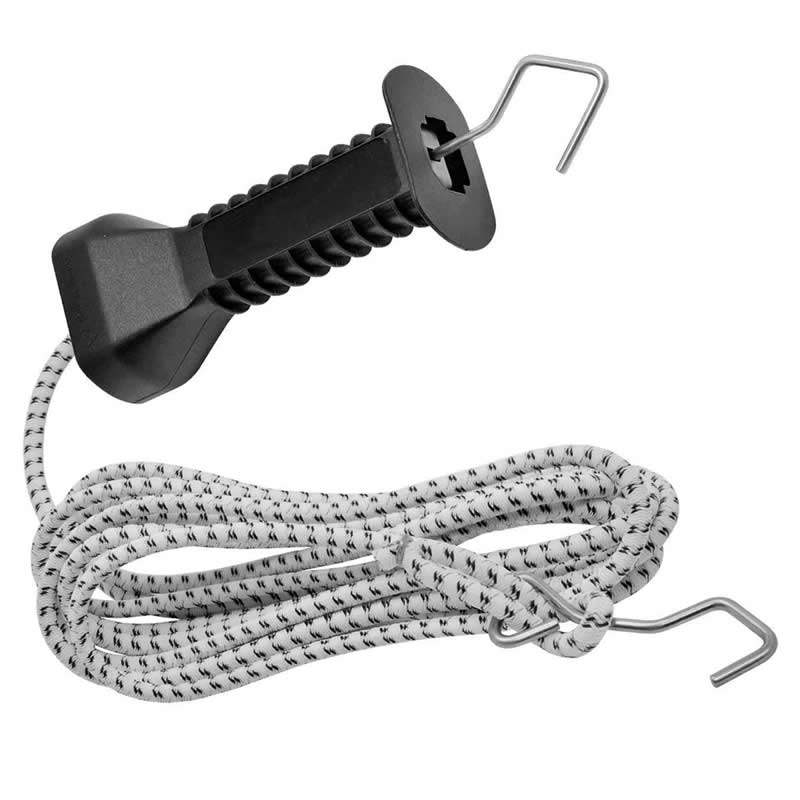 elastic rope gate with handle